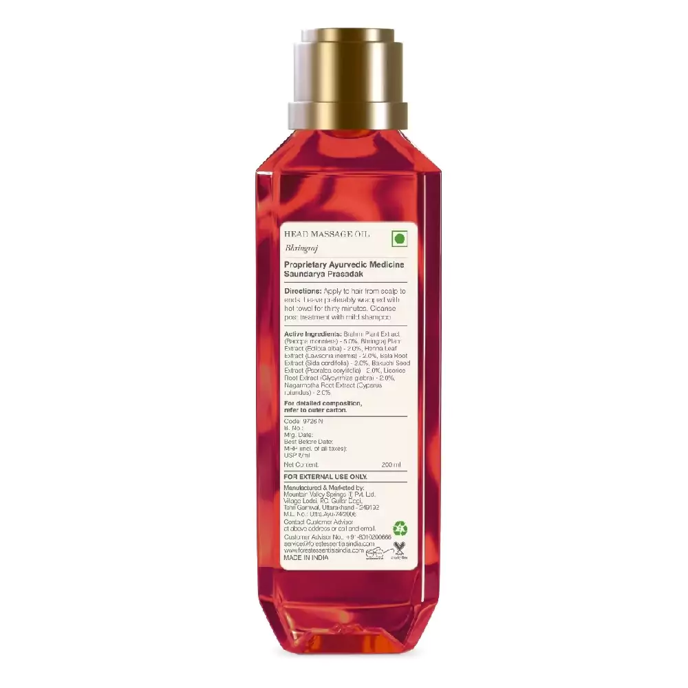 Ayurvedic Herb Enriched Head Massage Oil Bhringraj, 200 ml-3.webp